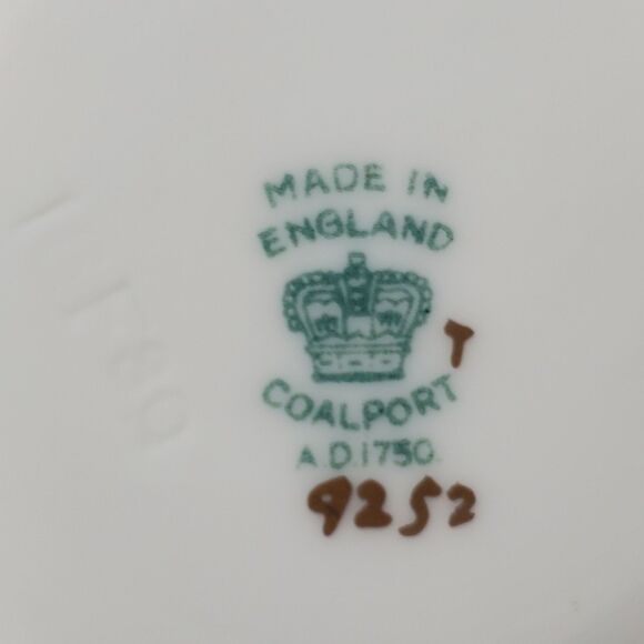 Coalport Demitasse (Small) Cup and Saucer Cairo Blue Birds - Picture 6 of 10